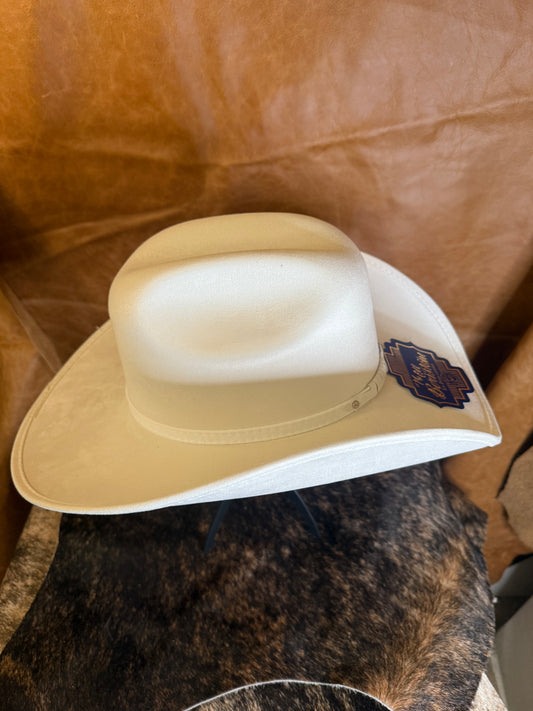 WHITE SUEDE HAT